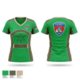 Womens Short Sleeve Vneck Shirt, SCWEMS, EMS/EMT, Teamtime, Team time, sublimation, custom sports apparel, team uniforms, spirit wear, spiritwear, sports uniforms, custom shirts, team store, custom team store, fundraiser sports, apparel fundraiser