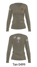Charleston County Sheriff’s office 23453417 Women's Long Sleeve V-neck Shirt - 11