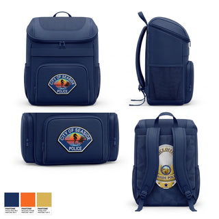 Gear Bag, Seaside Police Department, Police, Teamtime, Team time, sublimation, custom sports apparel, team uniforms, spirit wear, spiritwear, sports uniforms, custom shirts, team store, custom team store, fundraiser sports, apparel fundraiser