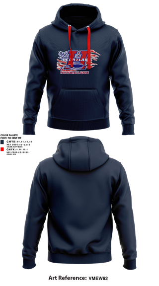 Hoodie, Heartland Youth Football League, , Teamtime, Team time, sublimation, custom sports apparel, team uniforms, spirit wear, spiritwear, sports uniforms, custom shirts, team store, custom team store, fundraiser sports, apparel fundraiser