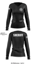 South Central Ohio Major Crimes Unit 1053143 Women's Long Sleeve V-neck Shirt - 2