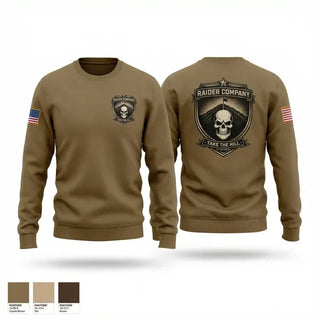 Crew Neck Sweatshirt, Army ROTC, Army, Teamtime, Team time, sublimation, custom sports apparel, team uniforms, spirit wear, spiritwear, sports uniforms, custom shirts, team store, custom team store, fundraiser sports, apparel fundraiser