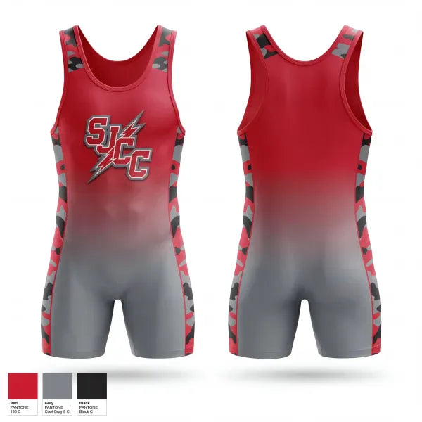 Wrestling Singlet, SJCC Wrestling, Wrestling, Teamtime, Team time, sublimation, custom sports apparel, team uniforms, spirit wear, spiritwear, sports uniforms, custom shirts, team store, custom team store, fundraiser sports, apparel fundraiser