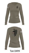 101st airborne 1-327 35416174 Women's Long Sleeve V-neck Shirt - 77