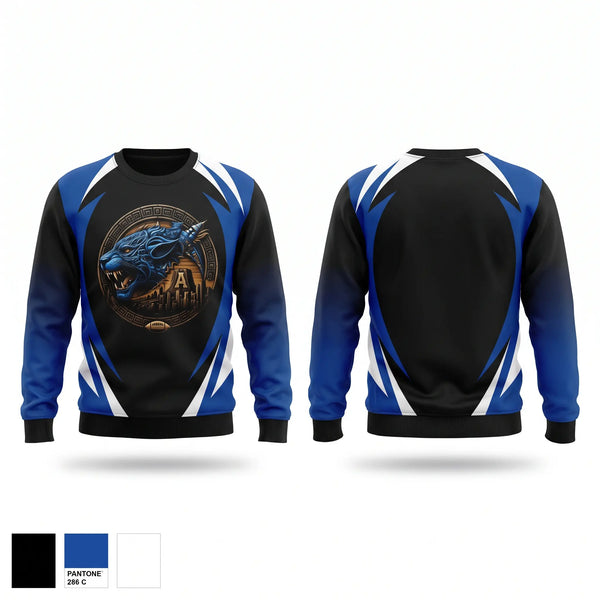 Crew Neck Sweatshirt, Tucson Jaguars, , Teamtime, Team time, sublimation, custom sports apparel, team uniforms, spirit wear, spiritwear, sports uniforms, custom shirts, team store, custom team store, fundraiser sports, apparel fundraiser