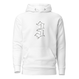 Unisex Hoodie - 1 - White