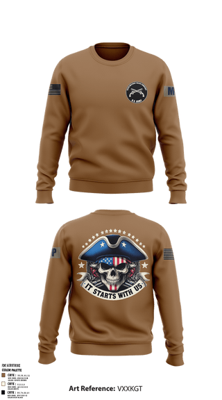 Crew Neck Sweatshirt, , Army, Teamtime, Team time, sublimation, custom sports apparel, team uniforms, spirit wear, spiritwear, sports uniforms, custom shirts, team store, custom team store, fundraiser sports, apparel fundraiser