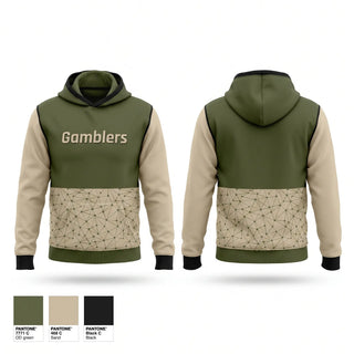 Hoodie, Gamblers, Ice Hockey, Teamtime, Team time, sublimation, custom sports apparel, team uniforms, spirit wear, spiritwear, sports uniforms, custom shirts, team store, custom team store, fundraiser sports, apparel fundraiser