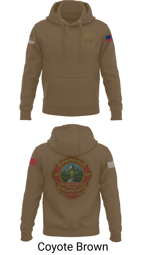 Hoodie, Simmonsville VFD, , Teamtime, Team time, sublimation, custom sports apparel, team uniforms, spirit wear, spiritwear, sports uniforms, custom shirts, team store, custom team store, fundraiser sports, apparel fundraiser