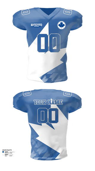 Football Jersey, Maplewood Football, Football, Teamtime, Team time, sublimation, custom sports apparel, team uniforms, spirit wear, spiritwear, sports uniforms, custom shirts, team store, custom team store, fundraiser sports, apparel fundraiser