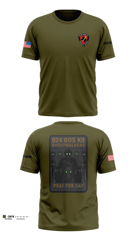 Short Sleeve Performance Shirt, 824 Base Defense Squadron, Air Force, Teamtime, Team time, sublimation, custom sports apparel, team uniforms, spirit wear, spiritwear, sports uniforms, custom shirts, team store, custom team store, fundraiser sports, apparel fundraiser