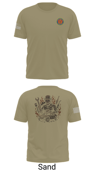 4th Combat Engineer Battalion A Co 69911625 Short Sleeve Performance Shirt - 96