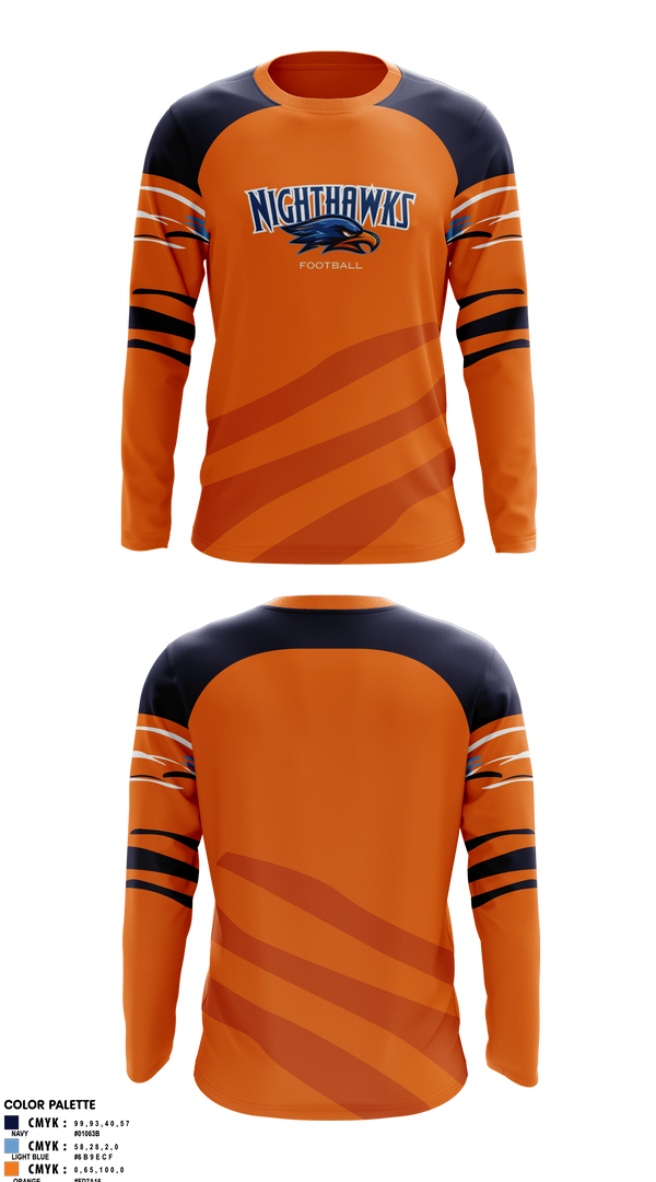 Long Sleeve Performance Shirt, Herbert Akins Road Middle School, Track & Field, Teamtime, Team time, sublimation, custom sports apparel, team uniforms, spirit wear, spiritwear, sports uniforms, custom shirts, team store, custom team store, fundraiser sports, apparel fundraiser