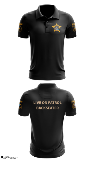 Short Sleeve Performance Polo, RCSO BACKSEATERS, Police, Teamtime, Team time, sublimation, custom sports apparel, team uniforms, spirit wear, spiritwear, sports uniforms, custom shirts, team store, custom team store, fundraiser sports, apparel fundraiser