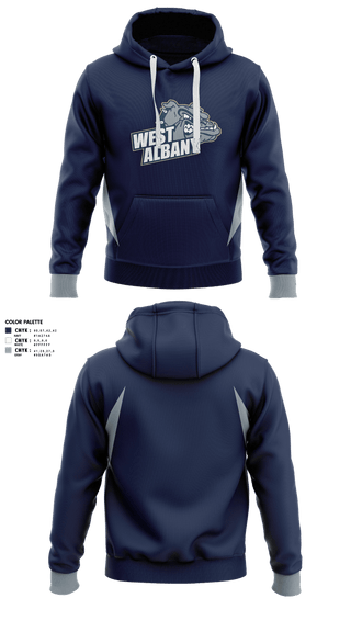 Hoodie, West Albany Bulldogs, Men's Lacrosse, Teamtime, Team time, sublimation, custom sports apparel, team uniforms, spirit wear, spiritwear, sports uniforms, custom shirts, team store, custom team store, fundraiser sports, apparel fundraiser