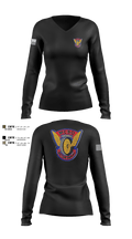 Motors 2564618 Women's Long Sleeve V-neck Shirt - 100