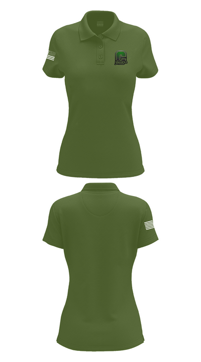 Cloudcroft Bears Band 7760214 Women's Short Sleeve Performance Polo  - 22