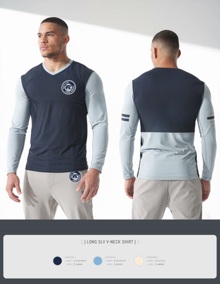 Womens Long Sleeve Vneck Shirt, North Port Jr Bobcats, , Teamtime, Team time, sublimation, custom sports apparel, team uniforms, spirit wear, spiritwear, sports uniforms, custom shirts, team store, custom team store, fundraiser sports, apparel fundraiser