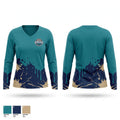 Siren's Academy Women's Long Sleeve V-neck Shirt - 1