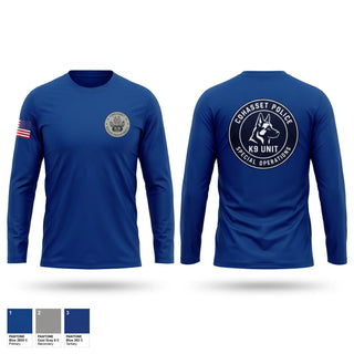 Long Sleeve Performance Shirt, Cohasset Police Department, Police, Teamtime, Team time, sublimation, custom sports apparel, team uniforms, spirit wear, spiritwear, sports uniforms, custom shirts, team store, custom team store, fundraiser sports, apparel fundraiser