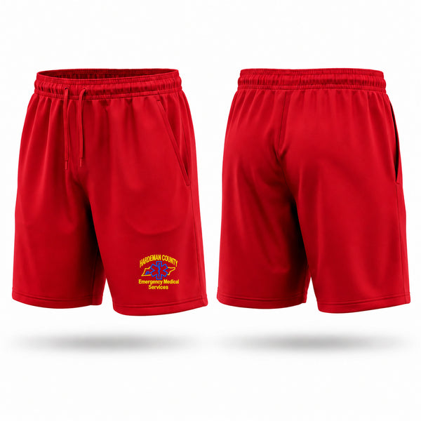Athletic Shorts With Pockets, Hardeman County Ambulance Service, EMS/EMT, Teamtime, Team time, sublimation, custom sports apparel, team uniforms, spirit wear, spiritwear, sports uniforms, custom shirts, team store, custom team store, fundraiser sports, apparel fundraiser