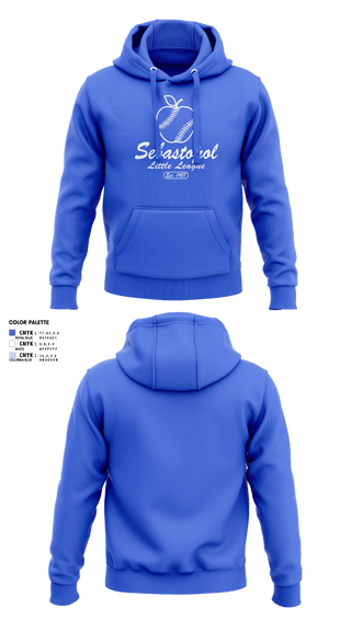 Hoodie, Sebastopol Little League, Baseball, Teamtime, Team time, sublimation, custom sports apparel, team uniforms, spirit wear, spiritwear, sports uniforms, custom shirts, team store, custom team store, fundraiser sports, apparel fundraiser