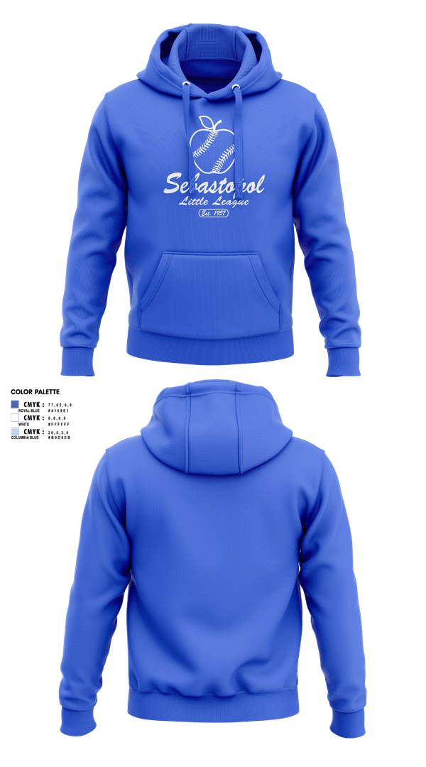 Hoodie, Sebastopol Little League, Baseball, Teamtime, Team time, sublimation, custom sports apparel, team uniforms, spirit wear, spiritwear, sports uniforms, custom shirts, team store, custom team store, fundraiser sports, apparel fundraiser