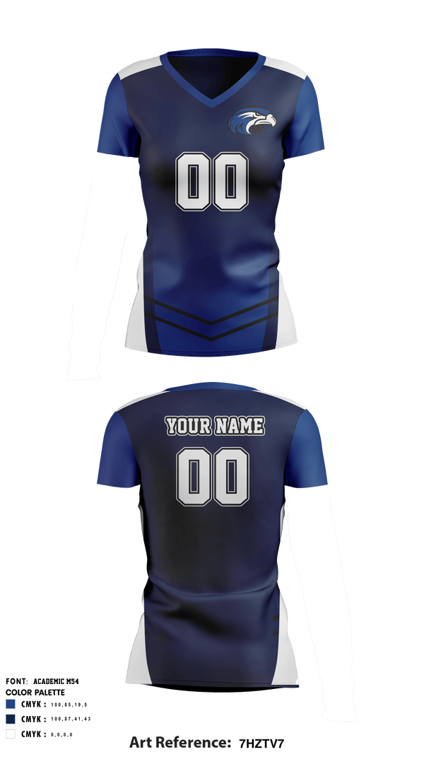 Women's Short Sleeve Vneck Shirt, Shorter University Athletics Volleyball, Women's Volleyball, Teamtime, Team time, sublimation, custom sports apparel, team uniforms, spirit wear, spiritwear, sports uniforms, custom shirts, team store, custom team store, fundraiser sports, apparel fundraiser