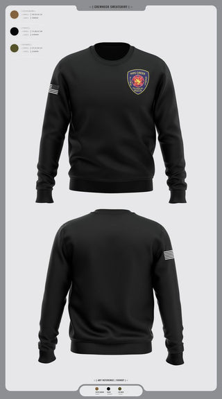 Crew Neck Sweatshirt, PCFD, , Teamtime, Team time, sublimation, custom sports apparel, team uniforms, spirit wear, spiritwear, sports uniforms, custom shirts, team store, custom team store, fundraiser sports, apparel fundraiser