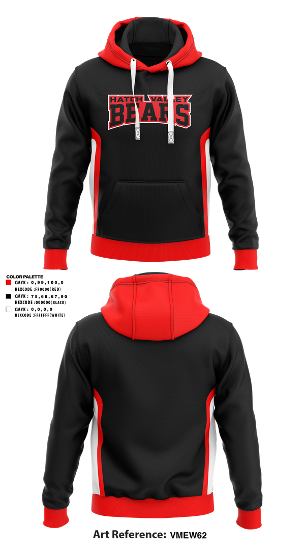 Hoodie, Hatch Valley Bears, Men's Basketball, Teamtime, Team time, sublimation, custom sports apparel, team uniforms, spirit wear, spiritwear, sports uniforms, custom shirts, team store, custom team store, fundraiser sports, apparel fundraiser
