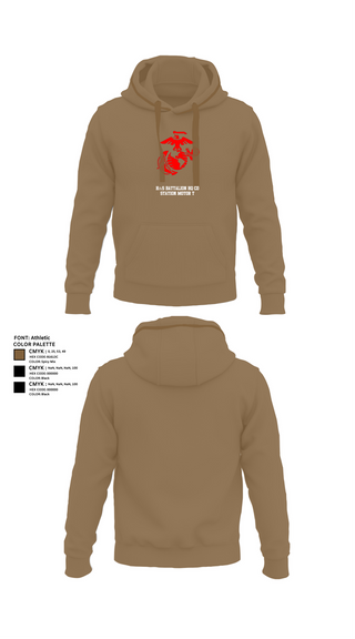 Hoodie, H&S Battalion HQ CO Station Motor T, , Teamtime, Team time, sublimation, custom sports apparel, team uniforms, spirit wear, spiritwear, sports uniforms, custom shirts, team store, custom team store, fundraiser sports, apparel fundraiser