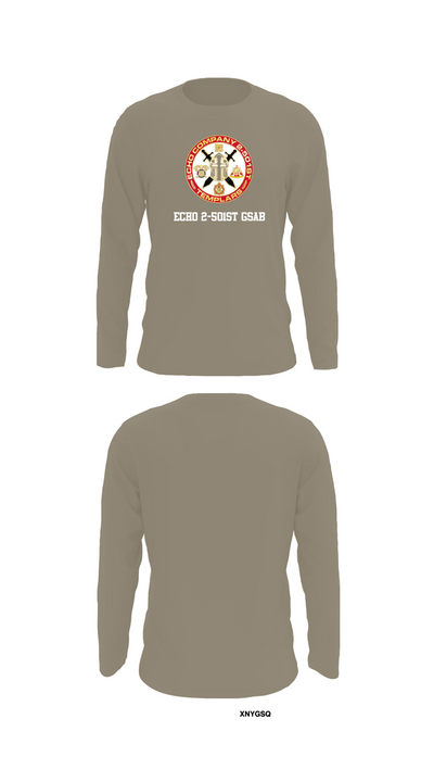 Echo 2-501st GSAB 24496005 Long Sleeve Performance Shirt 72