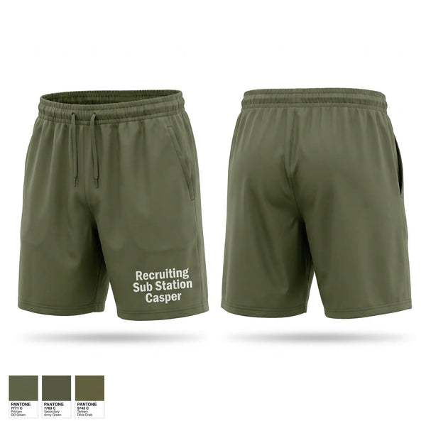 Athletic Shorts With Pockets, Recruiting Sub Station Casper, Marines, Teamtime, Team time, sublimation, custom sports apparel, team uniforms, spirit wear, spiritwear, sports uniforms, custom shirts, team store, custom team store, fundraiser sports, apparel fundraiser