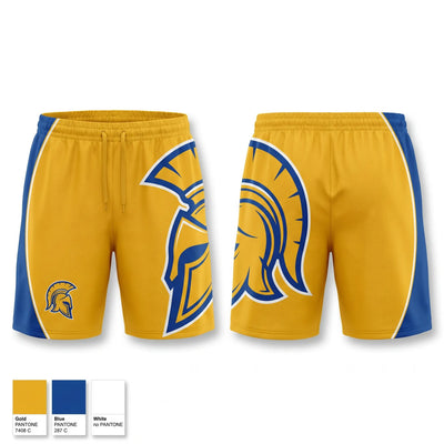 Spartan Volleyball Athletic Shorts With Pockets - 1