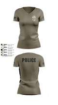 Miami Police Department 44557573 Women's Short Sleeve V-neck Shirt - 6