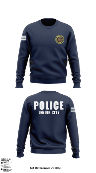 Crew Neck Sweatshirt, Lenoir City Police Department, , Teamtime, Team time, sublimation, custom sports apparel, team uniforms, spirit wear, spiritwear, sports uniforms, custom shirts, team store, custom team store, fundraiser sports, apparel fundraiser