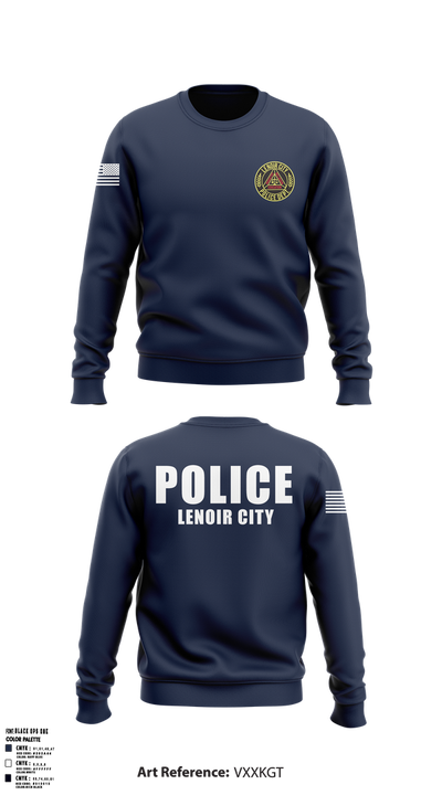 Lenoir City Police Department 11946827 Crew Neck Sweatshirt - 1