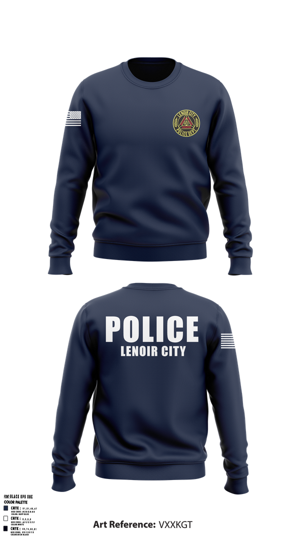 Crew Neck Sweatshirt, Lenoir City Police Department, , Teamtime, Team time, sublimation, custom sports apparel, team uniforms, spirit wear, spiritwear, sports uniforms, custom shirts, team store, custom team store, fundraiser sports, apparel fundraiser