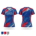 Dugouts and Dingers Women's Short Sleeve V-neck Shirt - 1