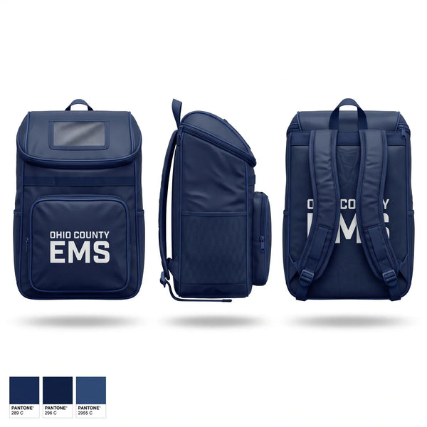 Gear Bag, Ohio County EMS, EMS/EMT, Teamtime, Team time, sublimation, custom sports apparel, team uniforms, spirit wear, spiritwear, sports uniforms, custom shirts, team store, custom team store, fundraiser sports, apparel fundraiser
