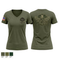 Faulkner County Sheriff’s Office Special Response Team Women's Short Sleeve V-neck Shirt - 1