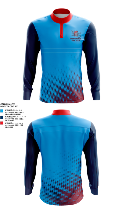 Ovey Comeaux Swimming Quarter Zip Jacket - 1