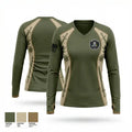 NCPD NARCOTICS 59510744 Women's Long Sleeve V-neck Shirt - 1