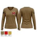 64 GPC Women's Long Sleeve V-neck Shirt - 1