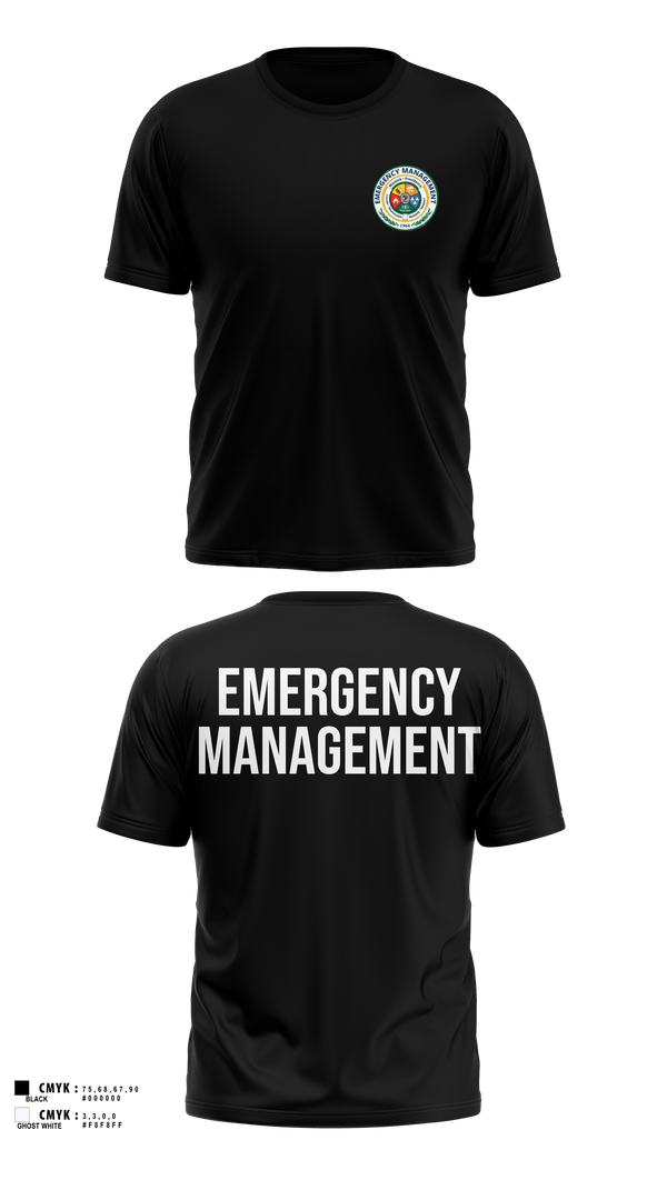 Short Sleeve Performance Shirt, CCRI Emergency Management / Emergency Operations Center, Fire Department, Teamtime, Team time, sublimation, custom sports apparel, team uniforms, spirit wear, spiritwear, sports uniforms, custom shirts, team store, custom team store, fundraiser sports, apparel fundraiser