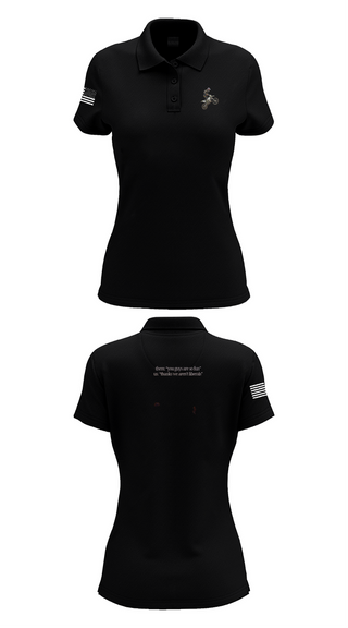 Womens Short Sleeve Performance Polo, Balance Factory tax & insurance, Cycling, Teamtime, Team time, sublimation, custom sports apparel, team uniforms, spirit wear, spiritwear, sports uniforms, custom shirts, team store, custom team store, fundraiser sports, apparel fundraiser