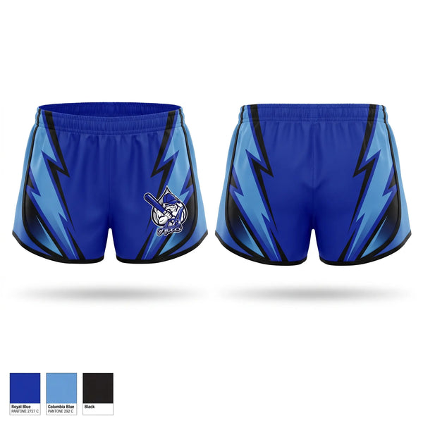 Womens Shorts, Aces, Baseball, Teamtime, Team time, sublimation, custom sports apparel, team uniforms, spirit wear, spiritwear, sports uniforms, custom shirts, team store, custom team store, fundraiser sports, apparel fundraiser
