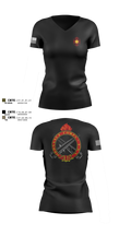 405th Field Hospital 54914522 Women's Short Sleeve V-neck Shirt - 100