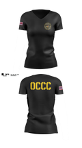 OCCC Women's Short Sleeve V-neck Shirt - 11