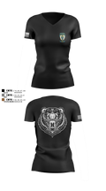 HQ, 309TH MI BN 79771724 Women's Short Sleeve V-neck Shirt - 1